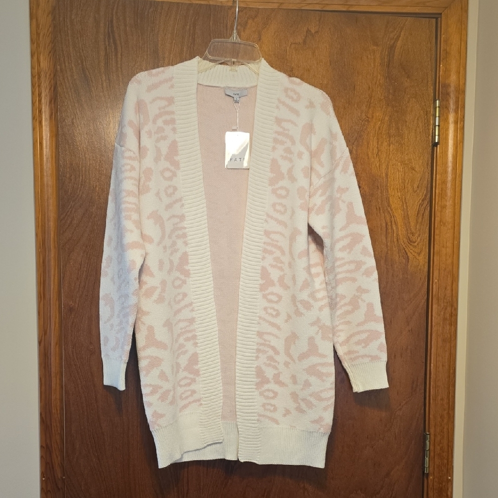 Fate Cream and Pink Cardigan